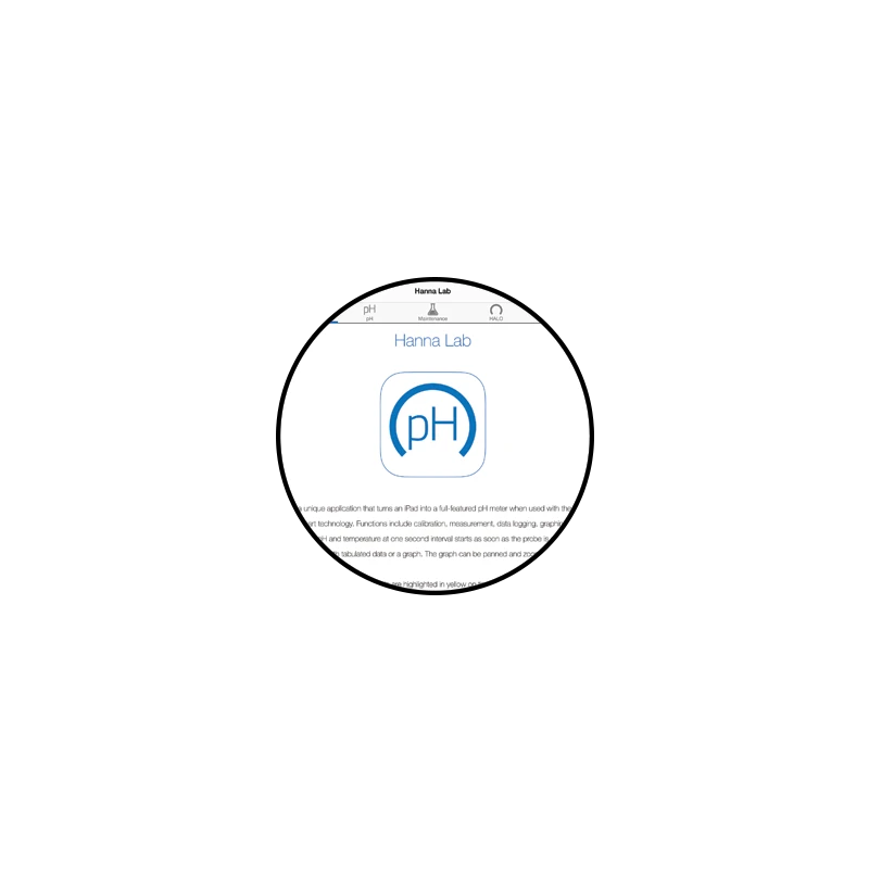 HALO Bluetooth pH Electrode for Wine HI10482, Glass, Wireless, ±0.005 Accuracy | EnvMart