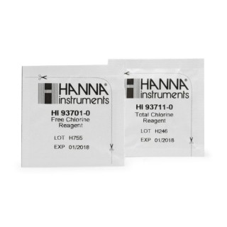 Free and Total Chlorine Test Kit Replacement Reagents HI38017-200 | 200 Tests | EnvMart