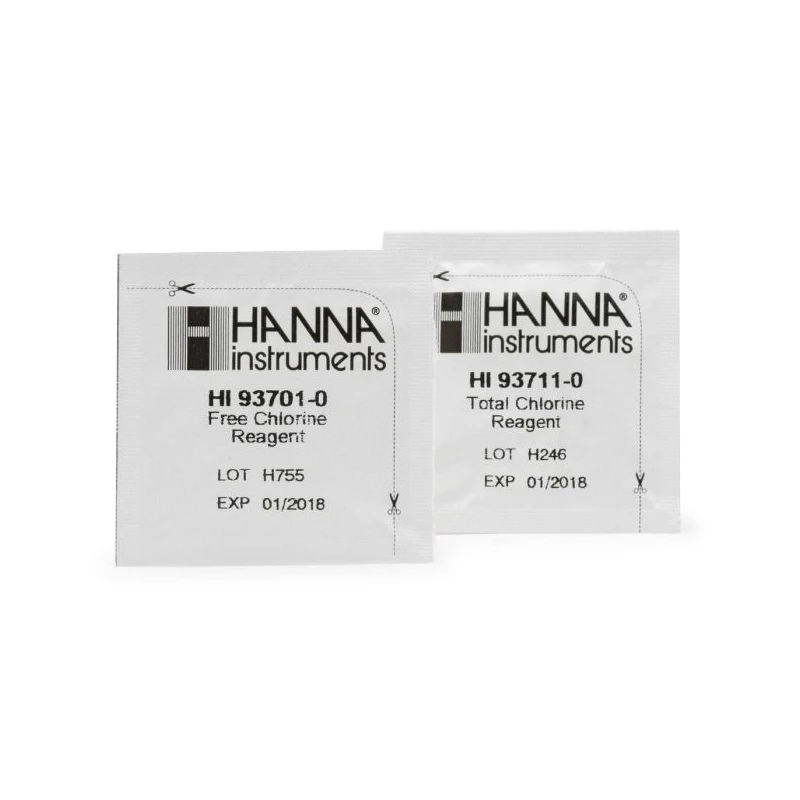 Free and Total Chlorine Test Kit Replacement Reagents HI38017-200 | 200 Tests | EnvMart