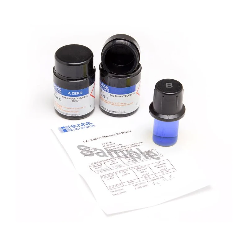 Hydrazine CAL Check Standards HI97704-11 – Calibration Set for HI97704 Photometer | EnvMart