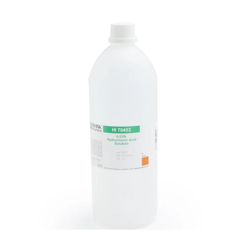 Hydrochloric Acid 0.02N Laboratory Titrant 1 L HI70453 | EnvMart