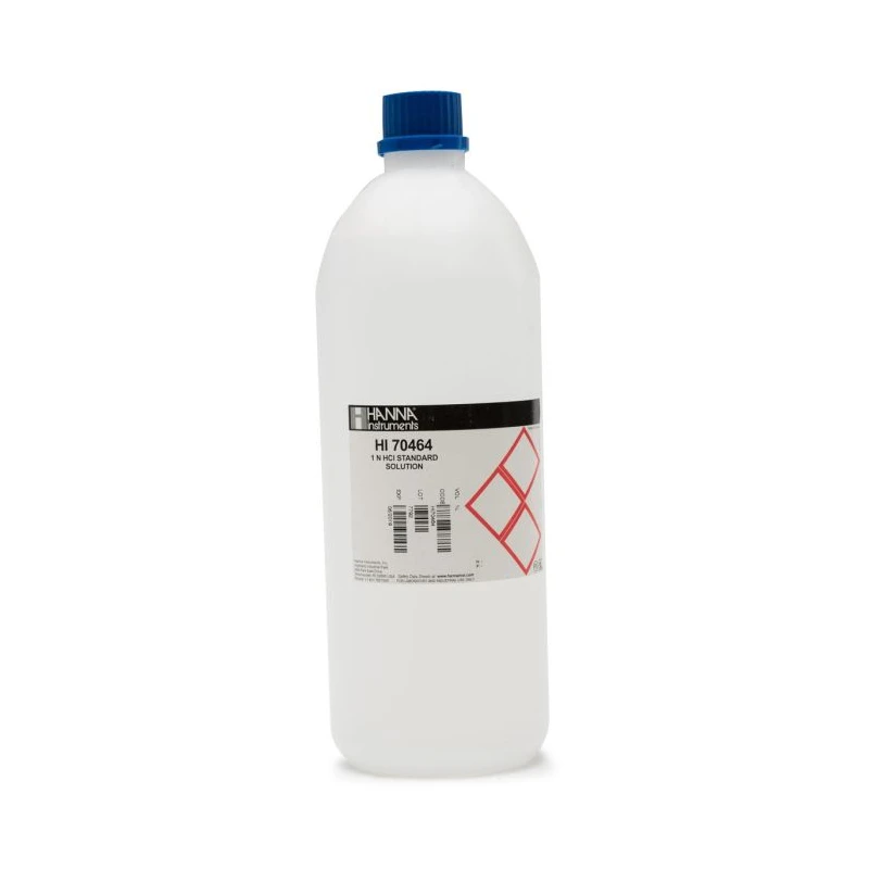 Hanna HI70464 Hydrochloric Acid 1N Laboratory Titrant Solution, 1L | EnvMart