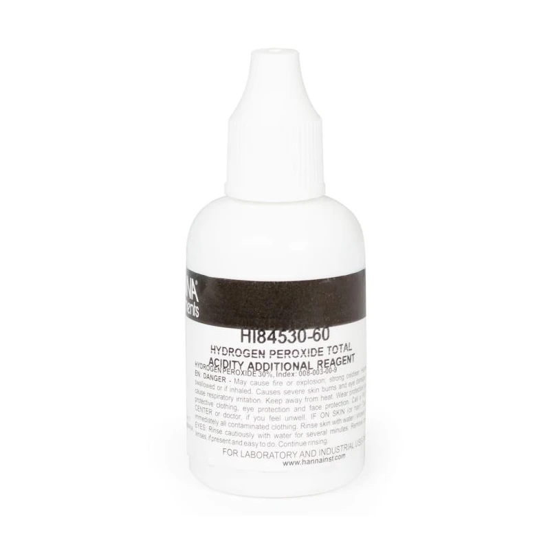 Hydrogen Peroxide Reagent HI84530-60, 30 mL Bottle – Titratable Acidity Mini Titrator, Laboratory | EnvMart