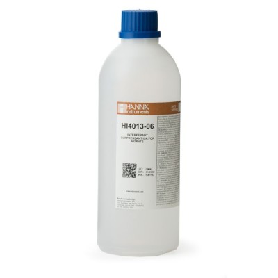 Nitrate Interferent Suppressant ISA Solution HI4013-06, 500 mL for Nitrate ISEs | EnvMart
