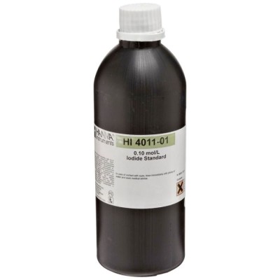 HI4011-01 0.1M Iodide Standard Solution 500 mL | Lab Calibration Standard | EnvMart