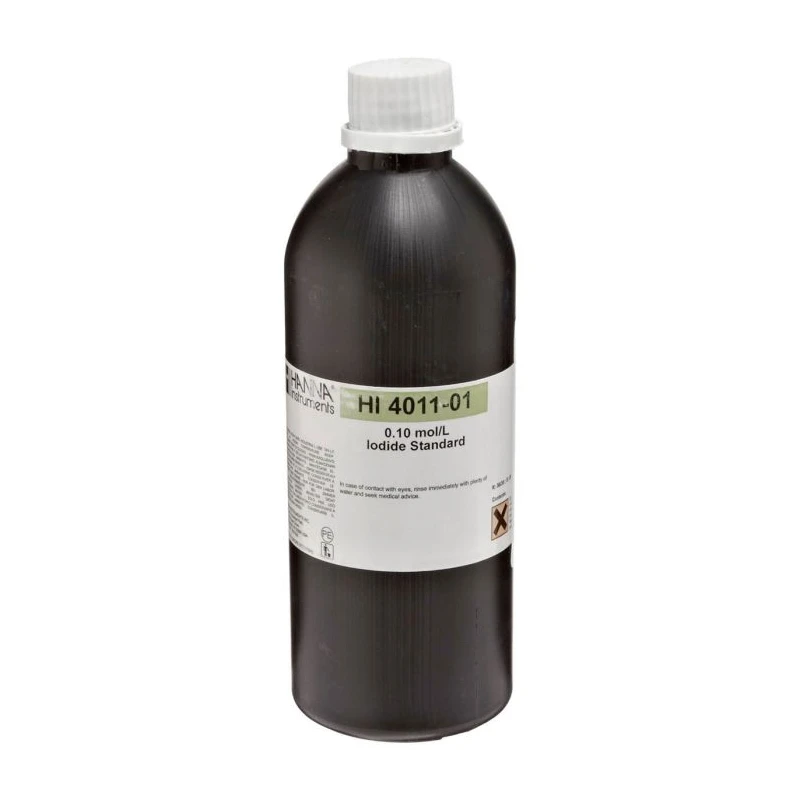 HI4011-01 0.1M Iodide Standard Solution 500 mL | Lab Calibration Standard | EnvMart
