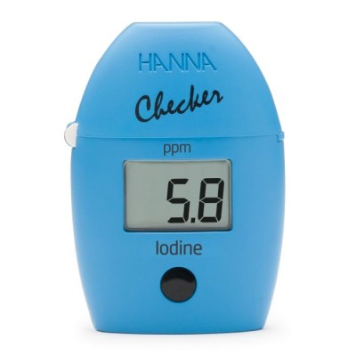 Hanna HI718 Iodine Checker® HC Handheld Colorimeter, 0.0–12.5 ppm, ±0.1 ppm Accuracy | EnvMart