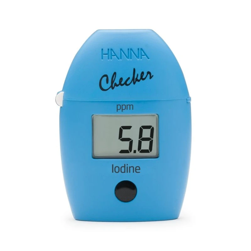 Hanna HI718 Iodine Checker® HC Handheld Colorimeter, 0.0–12.5 ppm, ±0.1 ppm Accuracy | EnvMart