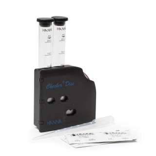 HI38039 Low Range Total Iron (Fe²⁺ & Fe³⁺) Chemical Test Kit, Checker Disc, 0.00–1.00 mg/L, 100 Tests | EnvMart