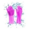 ILife Pink Silicon Scrubb Glove