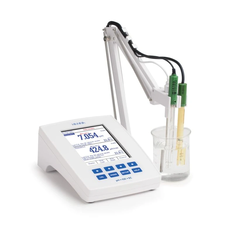 HI5522 Research Grade Benchtop pH/mV/ISE & EC/TDS/Salinity Meter Dual Channel | EnvMart