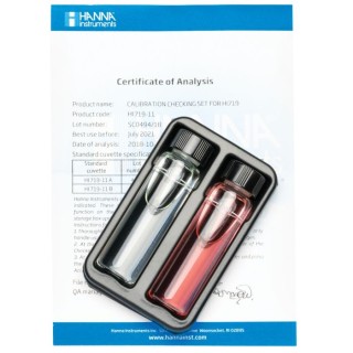 Magnesium Hardness Checker HC Calibration Check Set HI719-11 | Certificate of Analysis | EnvMart