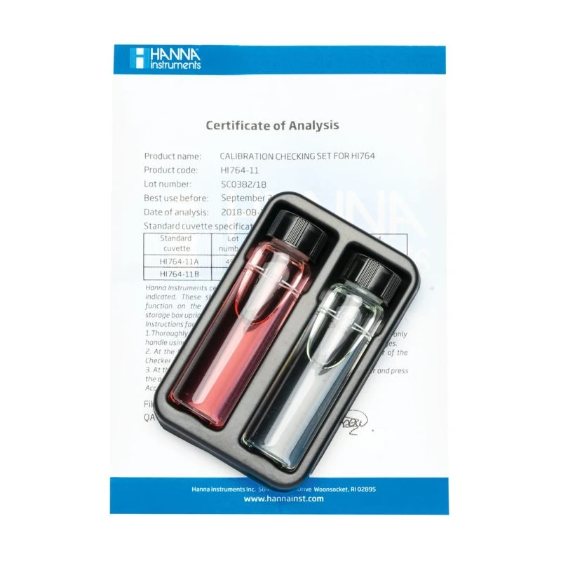 Marine Nitrite Ultra Low Range Checker HC Calibration Set HI764-11, 0–200 ppb | EnvMart