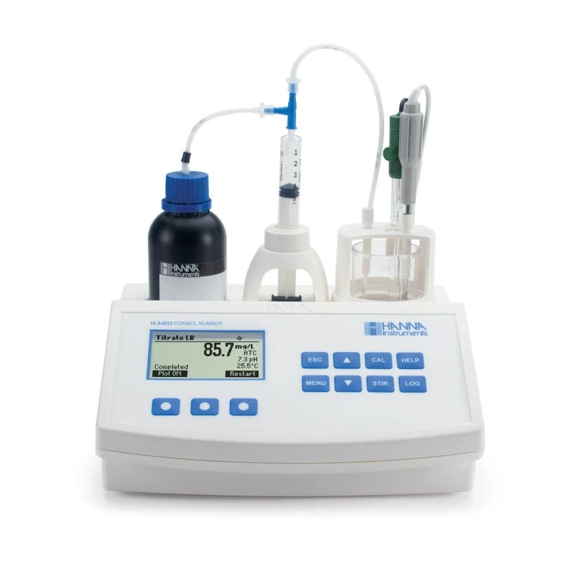 Mini Titrator HI84533 for Formol Number Analysis in Wine & Juice, Automatic, Benchtop | EnvMart