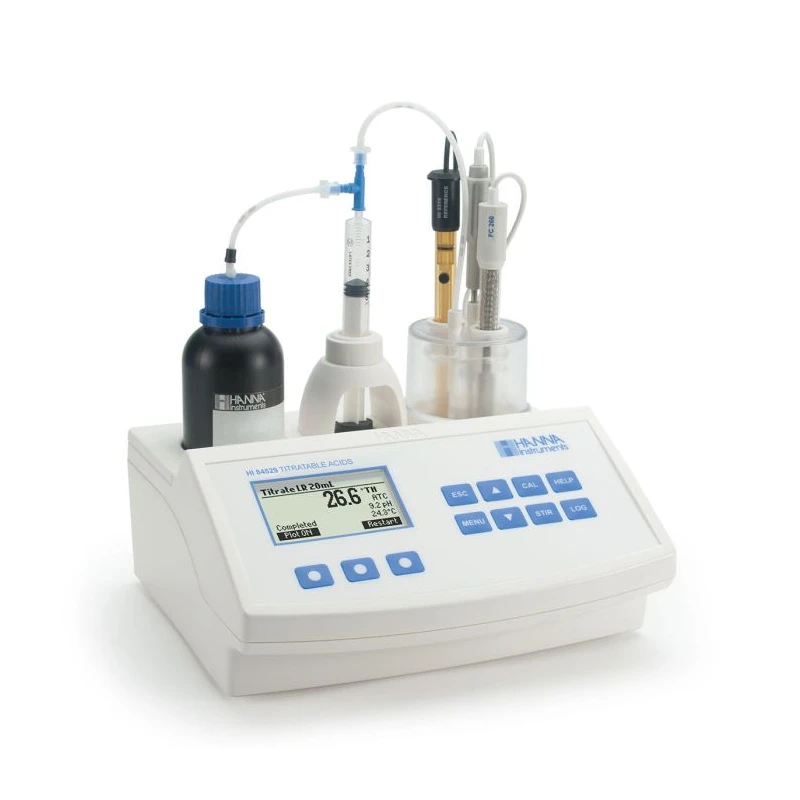 Mini Titrator HI84529 for Titratable Acidity in Dairy Products | Automatic, Accurate Testing | EnvMart