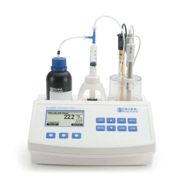 Mini Titrator HI84529 for Titratable Acidity in Dairy Products | Automatic, Accurate Testing | EnvMart