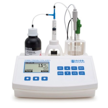 HI84502 Mini Titrator for Measuring Titratable Acidity in Wine, Automatic | EnvMart