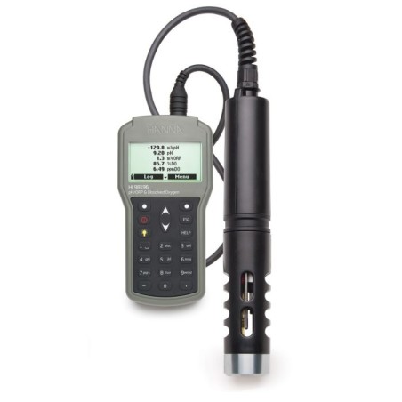 Hanna HI98196 Multiparameter Waterproof Meter pH/ORP/DO/Temp/Pressure 20m | EnvMart