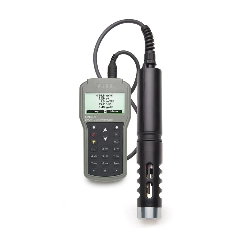 Hanna HI98196 Multiparameter Meter pH/ORP/DO/Pressure/Temperature, 40m Cable | EnvMart