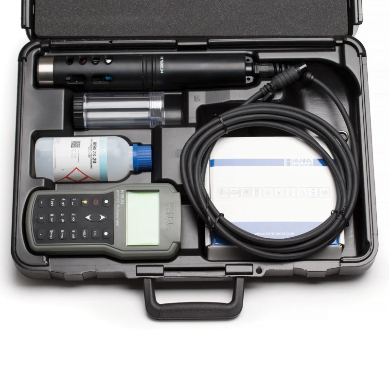 Multiparameter Waterproof Meter HI98195 | pH ORP EC Temperature Logging | EnvMart