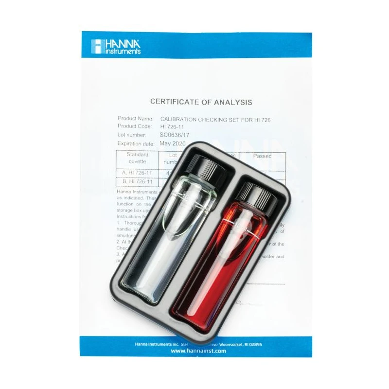 Nickel HC HI726-11 Calibration Check Set, 3.50±0.20 g/L, Certificate of Analysis | EnvMart