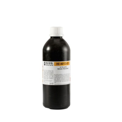 Hanna HI4013-01 0.1M Nitrate ISE Standard Solution 500 mL | EnvMart
