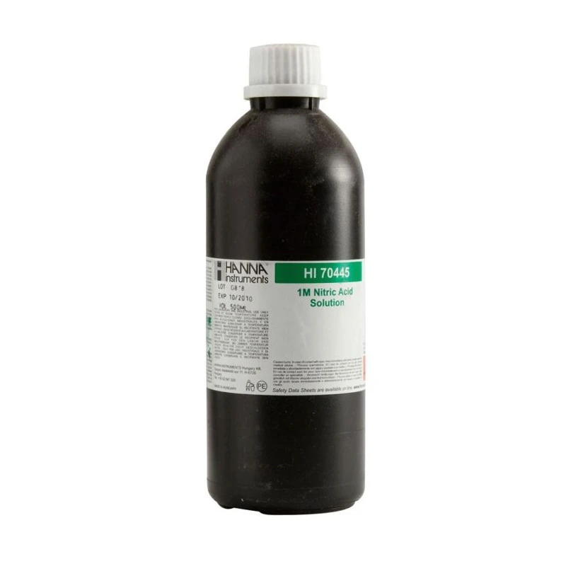 HI70445 Nitric Acid Solution 1M 500 mL Laboratory Reagent for Argentometric Titration | EnvMart