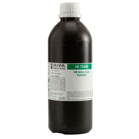 HI70445 Nitric Acid Solution 1M 500 mL Laboratory Reagent for Argentometric Titration | EnvMart