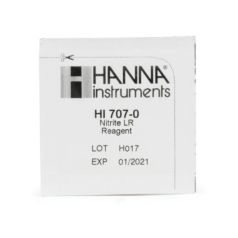 HI707-25 Nitrite Low Range Checker Reagents, 25 Packets, EPA Diazotization Method | EnvMart