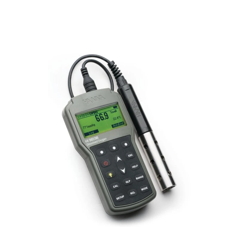 HI98198 Waterproof Optical Dissolved Oxygen Meter, 4m Cable, IP67, Portable DO Meter | EnvMart