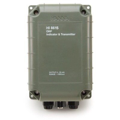 HI8615 ORP Transmitter, 4-20 mA Output, Water-Resistant, IP65, Industrial ORP Signal | EnvMart