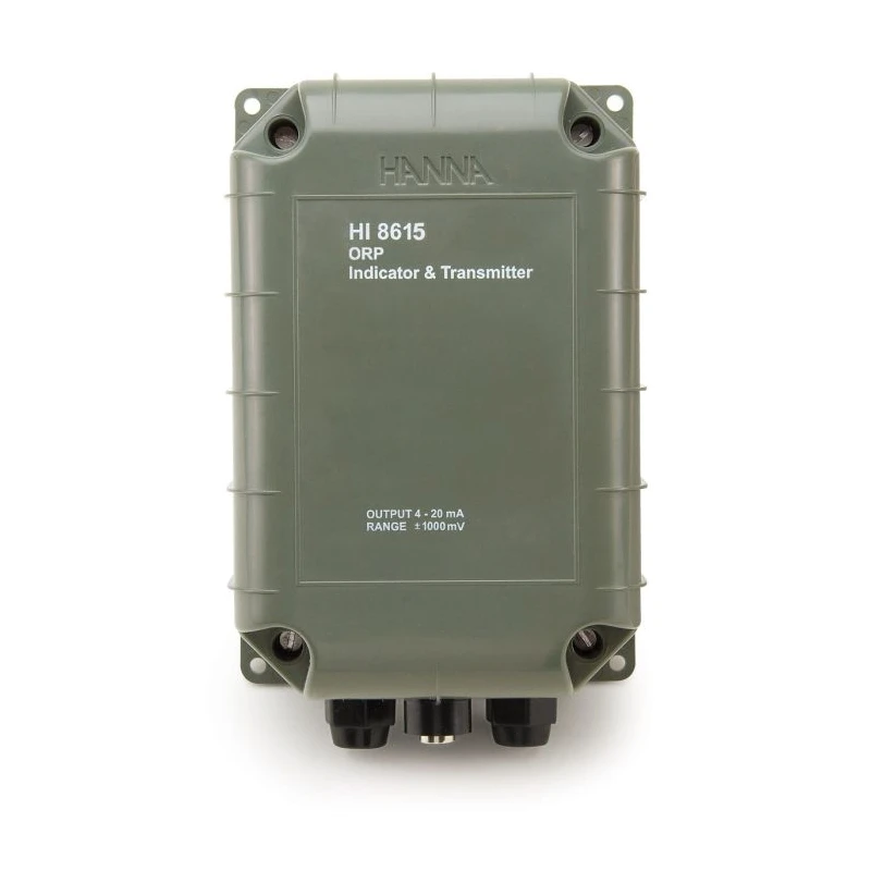 HI8615 ORP Transmitter, 4-20 mA Output, Water-Resistant, IP65, Industrial ORP Signal | EnvMart