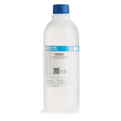 Hanna HI5001 pH 1.00 Technical Calibration Buffer 500 mL ±0.01 pH | EnvMart