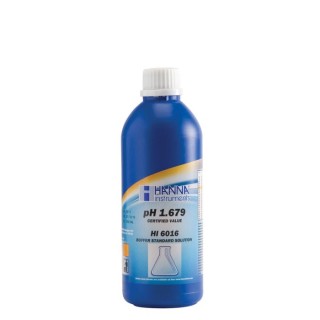 Hanna Instruments HI6016 pH 1.679 Millesimal Calibration Buffer 500 mL ±0.002 pH | EnvMart