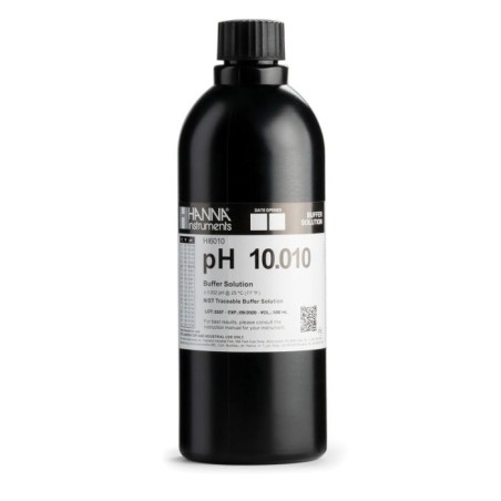 pH 10.010 Millesimal Calibration Buffer HI6010, 500 mL | NIST Traceable | Laboratory pH Calibration Solution | EnvMart