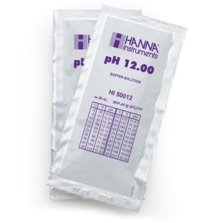 HI50012-02 Technical pH 12.00 Calibration Buffer Sachets 25 x 20 mL | EnvMart