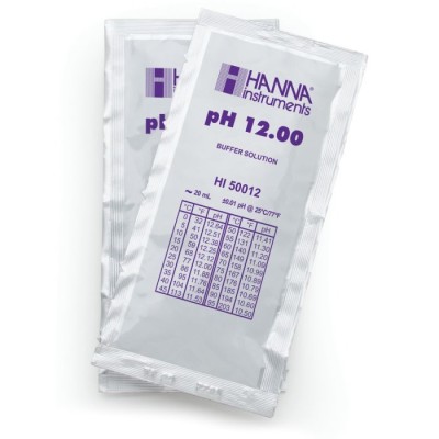 HI50012-02 Technical pH 12.00 Calibration Buffer Sachets 25 x 20 mL | EnvMart