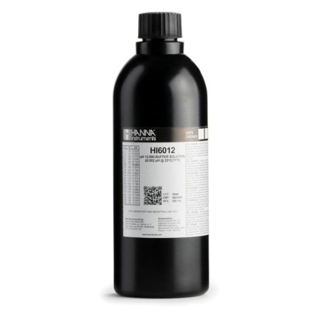 Millesimal pH 12.000 Calibration Buffer Solution HI6012, 500 mL, Accuracy ±0.002 pH | EnvMart