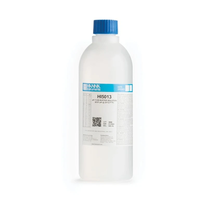 Hanna Instruments pH 13.00 Technical Calibration Buffer Solution 500 mL Accuracy ±0.01 | EnvMart