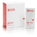 Hanna HI70004P pH 4.01 Calibration Buffer Sachets 25 x 20 mL ±0.01 pH Accuracy | EnvMart