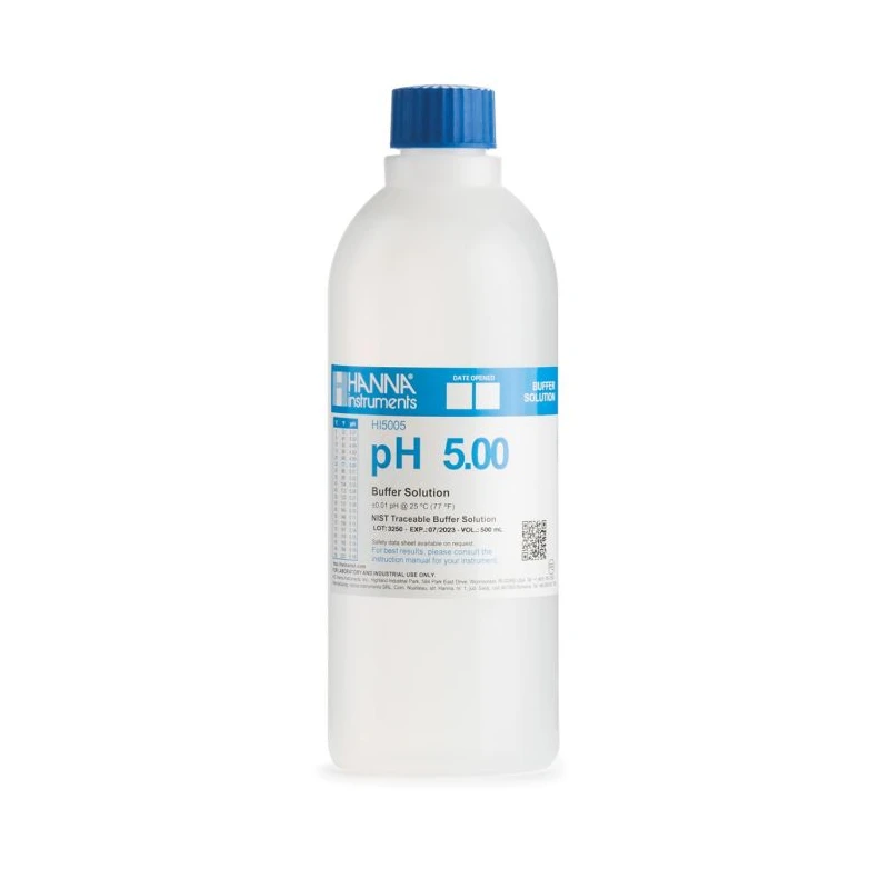 HI5005-01 pH 5.00 Technical Calibration Buffer Solution 1L ±0.01 pH Accuracy | EnvMart