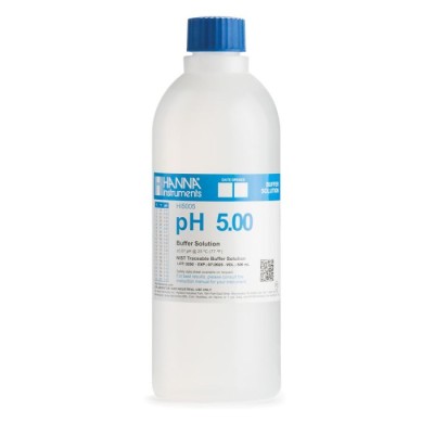 Technical Calibration Buffer Solution pH 5.00 ±0.01, 500 mL, Traceable to NIST | EnvMart
