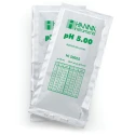 Technical Calibration Buffer Sachets pH 5.00 HI50005-02, NIST Traceable, 25 x 20 mL | EnvMart