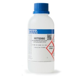 pH 6.00 Calibration Solution HI70060M 230 mL Bottle ±0.01 pH | EnvMart