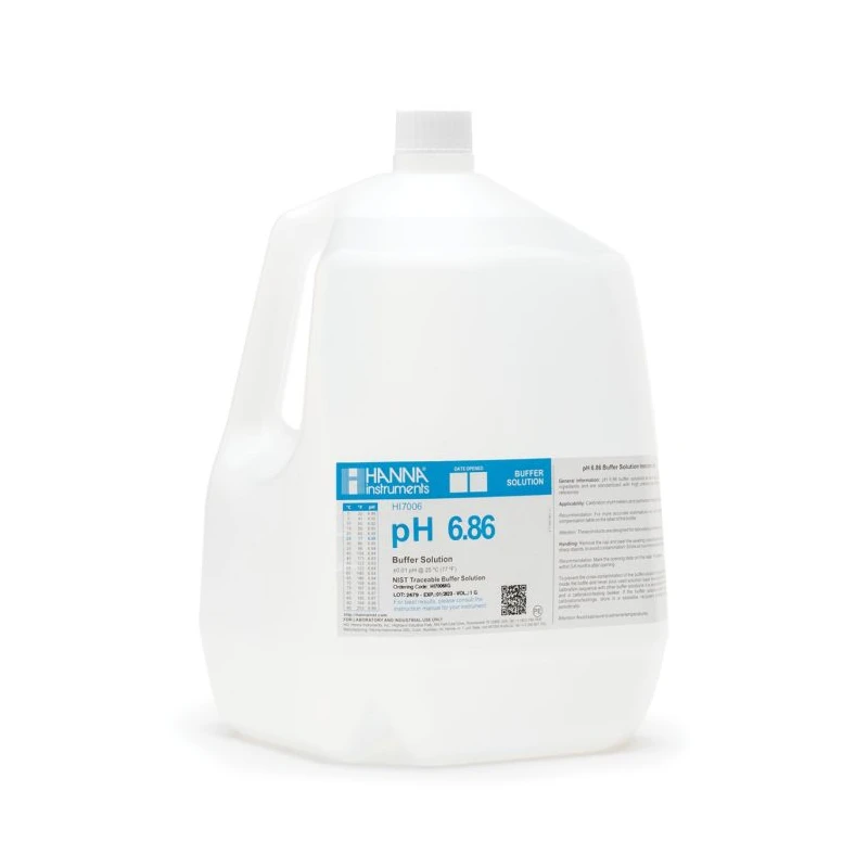 Hanna HI7006/1G pH 6.86 Calibration Solution 1G (3.78 L) ±0.01 pH | EnvMart