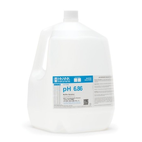 Hanna HI7006/1G pH 6.86 Calibration Solution 1G (3.78 L) ±0.01 pH | EnvMart