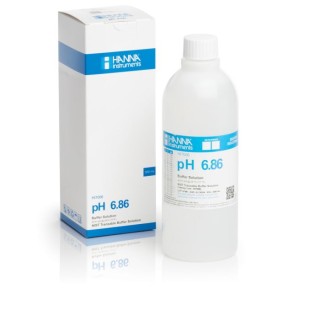 Hanna HI7006L pH 6.86 Calibration Solution, 500 mL, Laboratory Buffer | EnvMart