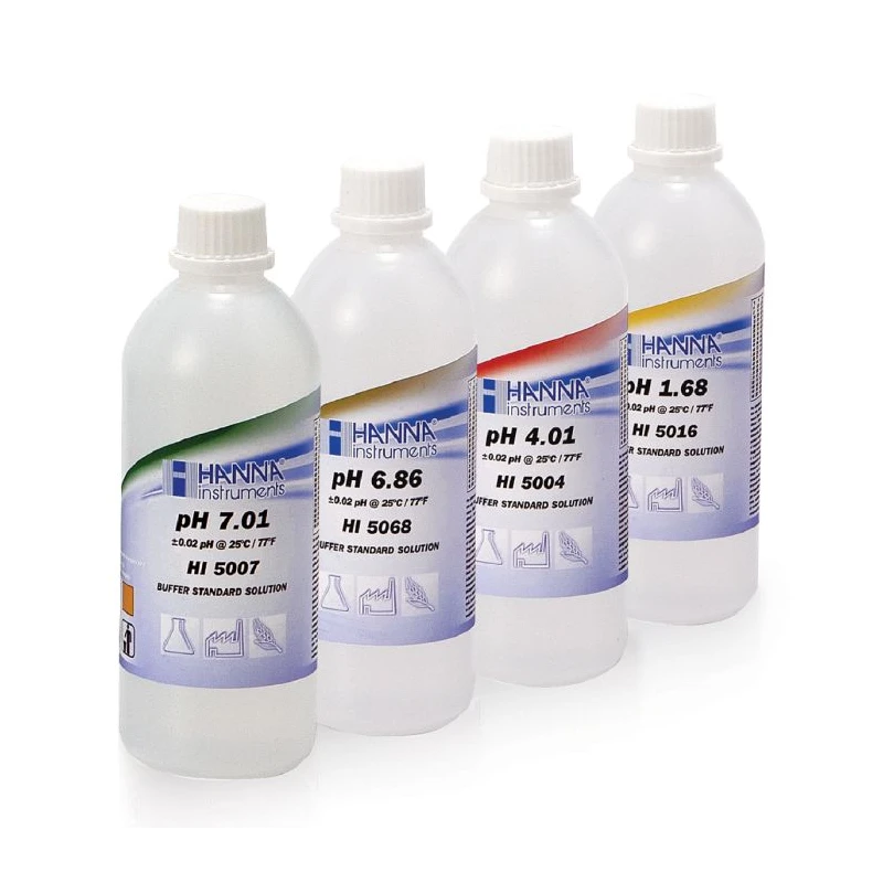 Hanna pH 6.86 Calibration Buffer Solution 500 mL, NIST Traceable, ±0.01 pH | EnvMart