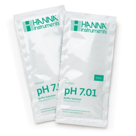 pH 7.01 Calibration Buffer Sachets HI70007C, ±0.01 Accuracy, 25 x 20 mL, Certificate of Analysis | EnvMart