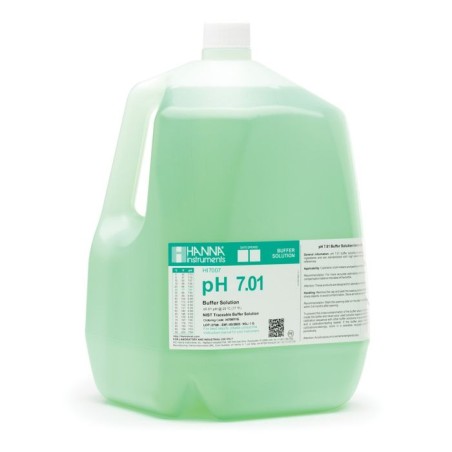 Hanna HI7007/1G pH 7.01 Calibration Solution 1 Gallon | Lab Buffer | EnvMart